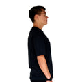 Siren City Men's City Skyline Ultra Soft Black T-Shirt Side