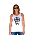 Beach Life White Tank Front Women's