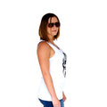 Beach Life White Tank Side Women's